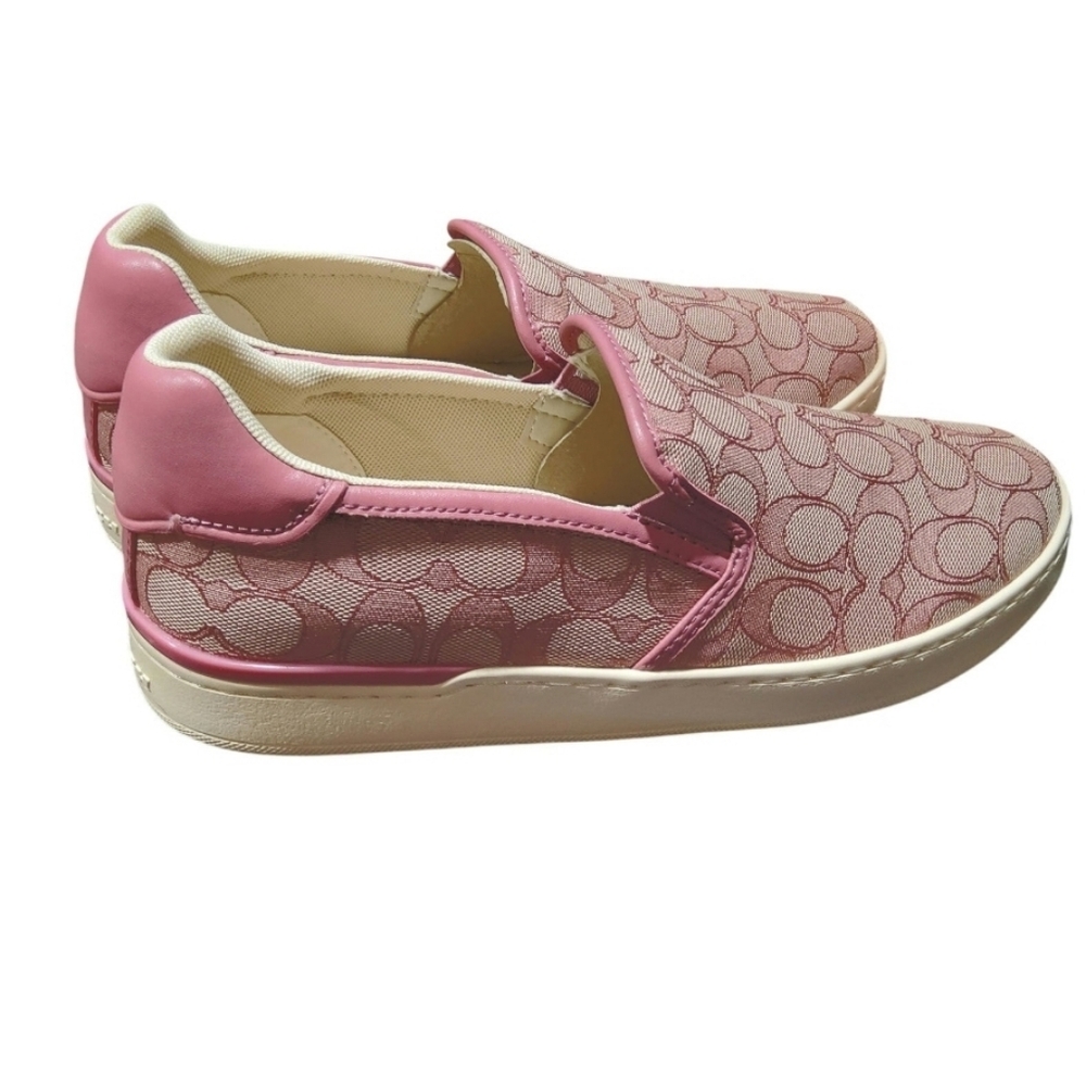 COACH PINK WELLS SLIP-ON SNEAKERS IN SIZES 9.5 & 11 - Picture 7 of 9